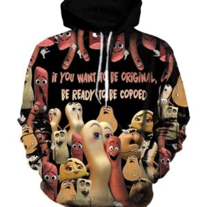 Funny Sausage Party Hoodies - Pullover Black Hoodie