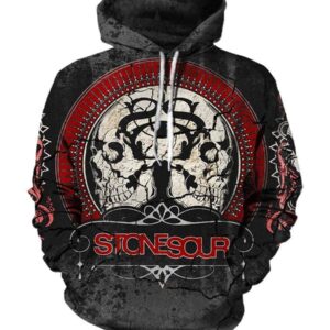 Funny Stone Sour Hoodies - Pullover Totem Black Hoodie