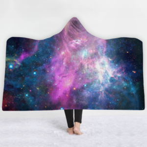 Galaxy Hooded Blanket - Colorful Blanket