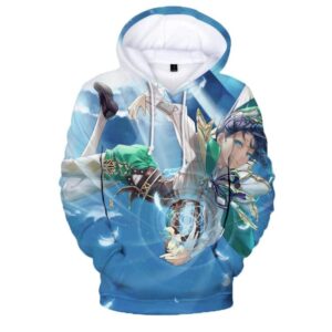 Game Genshin Impact 3D Printed Hoodies Sweatshirts