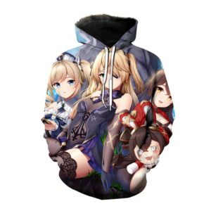 Game Genshin Impact 3D Printed Sweatshirt Hoodie Pullover