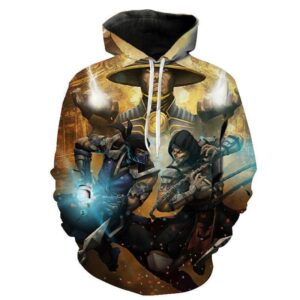 Game Mortal Kombat Hoodies - Unisex Kitana 3D Printed Sweatshirt