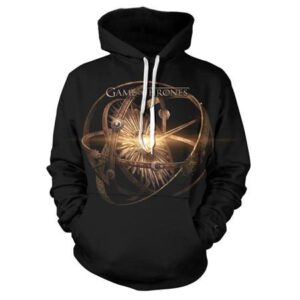 Game of Thrones Hoodie——Greyjoy Unisex 3D Print "Gear Sun" Hoodie