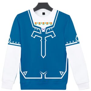 Game The Legend of Zelda Anime Link Majora's 3D Crewneck Sweatshirt