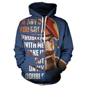 Game Valorant Hoodies - Brimstone 3D Unisex Hooded Pullover Sweatshirt