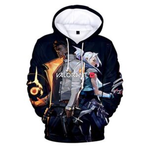 Game Valorant Hoodies - Jett Phoenix 3D Unisex Hooded Pullover Sweatshirt