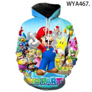 Games Super Mario 3D Hoodies - Super Smash Bros Sweatshirts