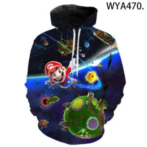 Games Super Mario 3D Hoodies - Super Smash Bros Sweatshirts