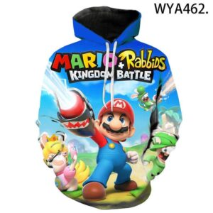 Games Super Mario 3D Hoodies - Super Smash Bros Sweatshirts