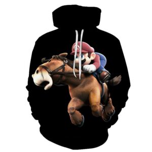 Games Super Mario Hoodies - Super Smash Bros 3D Hoodie Outerwear