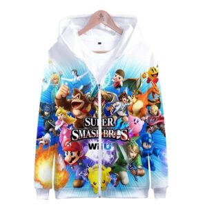 Games Super Mario Hoodies - Super Smash Bros 3D Hoodie Outerwear