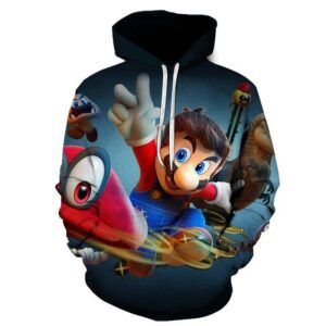 Games Super Mario Hoodies - Super Smash Bros 3D Hoodie Outerwear