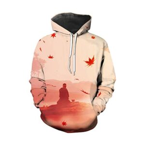 Ghost of Tsushima Hoodies - 3D Hooded Pullover Jumper