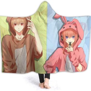 Gintama Flannel Hooded Blanket - Anime Throw Blanket
