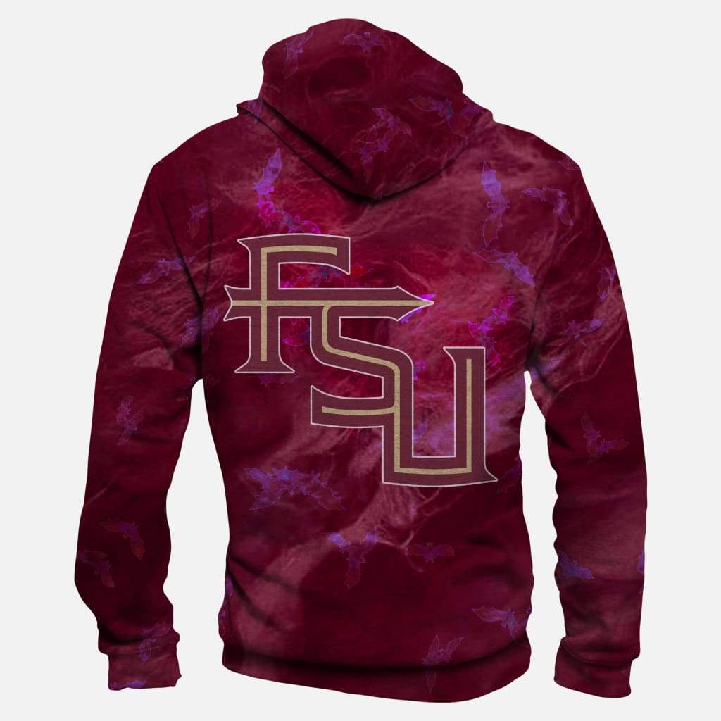 God Florida State Seminoles Hoodies - Pullover Red Hoodie - Image 4