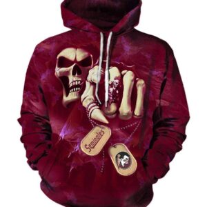God Florida State Seminoles Hoodies - Pullover Red Hoodie