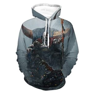 God of War Hoodie - God of War Kratos 3D Print Hooded Sweatshirt