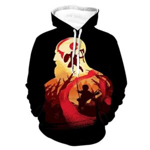 God of War Hoodie - God of War Kratos 3D Print Hooded Sweatshirt