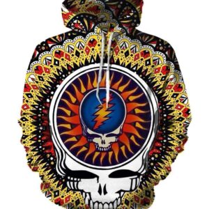Grateful Dead Hoodies - Pullover Yellow Hoodie