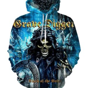 Grave Digger Hoodies - Pullover Blue Hoodie