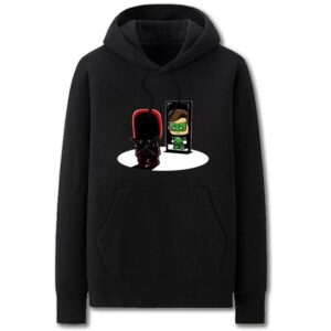 Green Lantern and Deadpool Hoodies - Solid Color Green Lantern and Deadpool Cartoon Style Fleece Hoodie