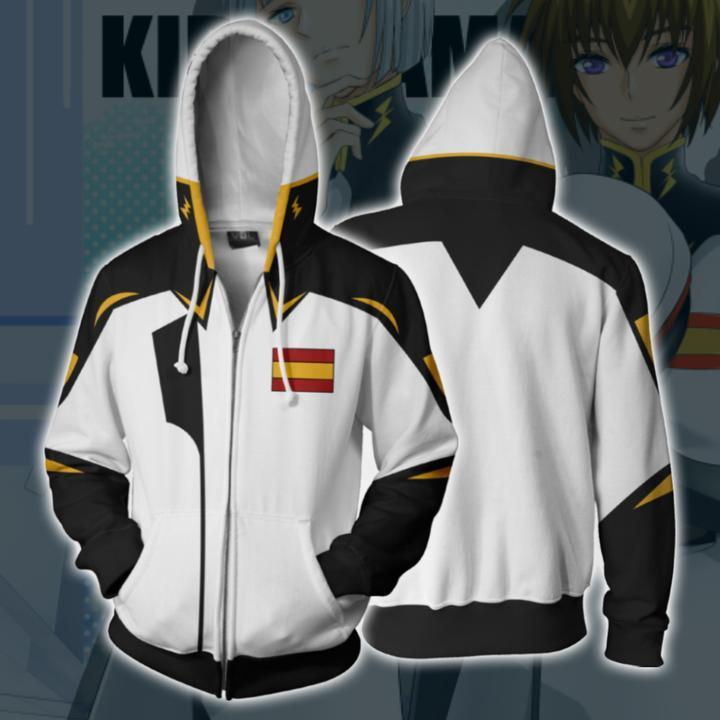 Gundam Zaft Uniform Hoodies - Pullover Mobile Suit Red Hoodie - Image 3