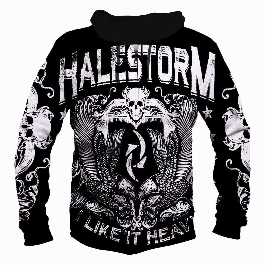 Halestorm Hoodies - Pullover Black Hoodie - Image 2