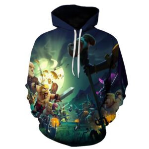 Halloween Against Devil 3D Printed Hoodie
