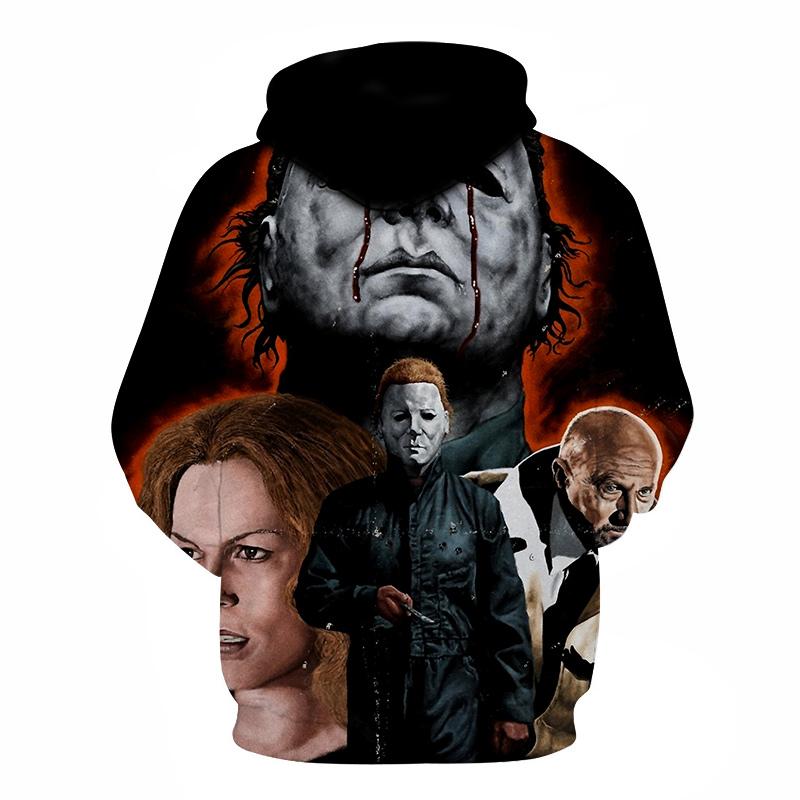 Halloween Bleeding Eye Devil 3D Printed Hoodie - Image 2