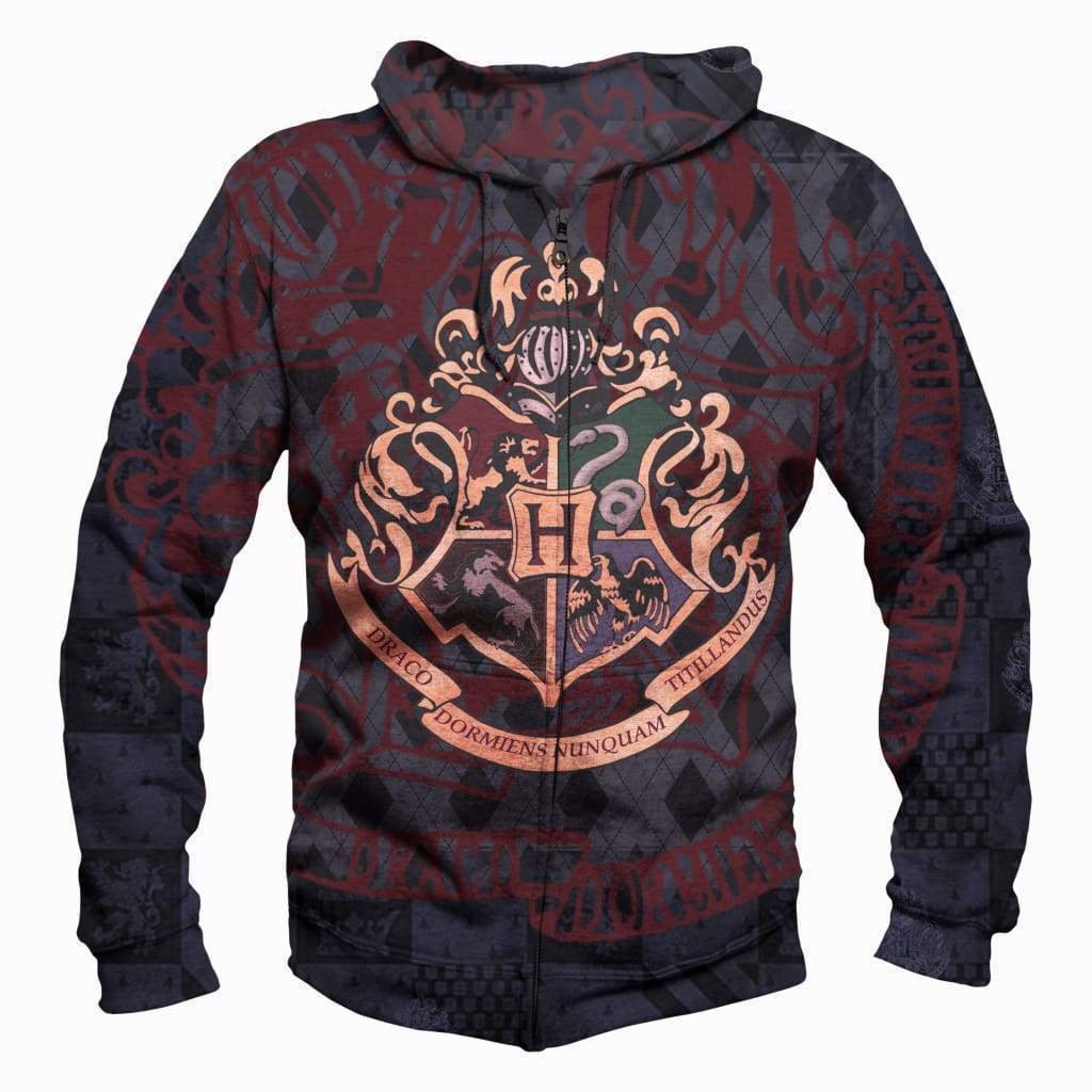Harry Potter 4 Houses Hoodies - Pullover Red Hoodie