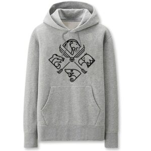 Harry Potter Hoodies - Solid Color Hogwarts Icon Fleece Hoodie