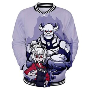 Helltaker Baseball Jacket  - Unisex 3D Button Up Coat