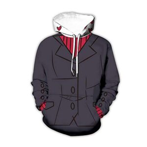 Helltaker Hoodies -Modeus Unisex 3D Pullover Hooded Sweatshirt