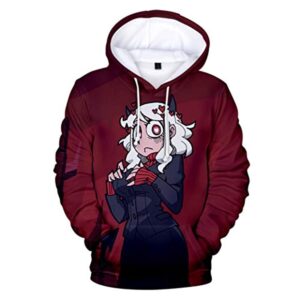 Helltaker Hoodies - Modeus Unisex 3D Pullover Hooded Sweatshirt