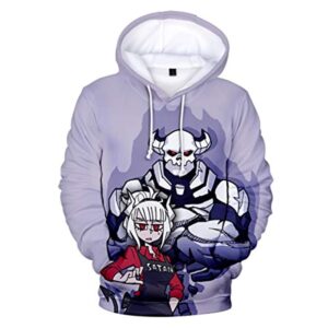Helltaker Hoodies -Unisex 3D Pullover Hooded Sweatshirt