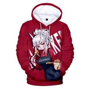 Helltaker Hoodies - Unisex 3D Pullover Hooded Sweatshirt