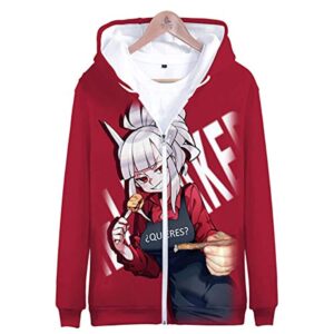 Helltaker Hoodies - Unisex 3D Zip Up Hooded Jacket