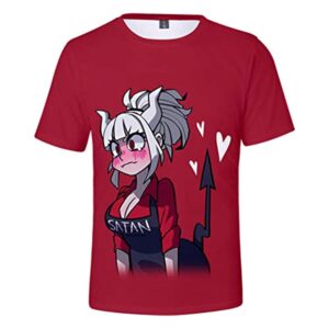 Helltaker Shirt - Short Sleeve Casual Tops T-Shirts for Adult and Kids