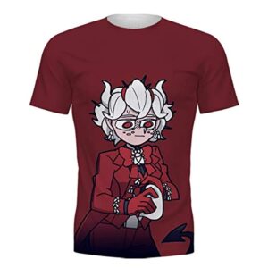 Helltaker Shirt - Short Sleeve Casual Tops T-Shirts for Adult and Kids