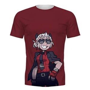Helltaker Shirt - Short Sleeve Casual Tops T-Shirts for Adult and Kids