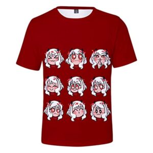 Helltaker Shirt - Short Sleeve Casual Tops T-Shirts for Adult and Kids