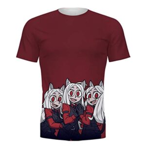 Helltaker Shirt - Short Sleeve Casual Tops T-Shirts for Adult and Kids