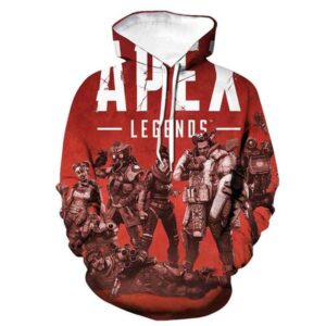 Hot Game Apex Legends Hoodies - 3D Print Hooded Sweatshirt
