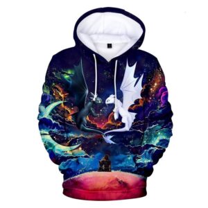 How To Train Your Dragon 3D Printed Hoodies - Fashion Hooded Sweatshirts