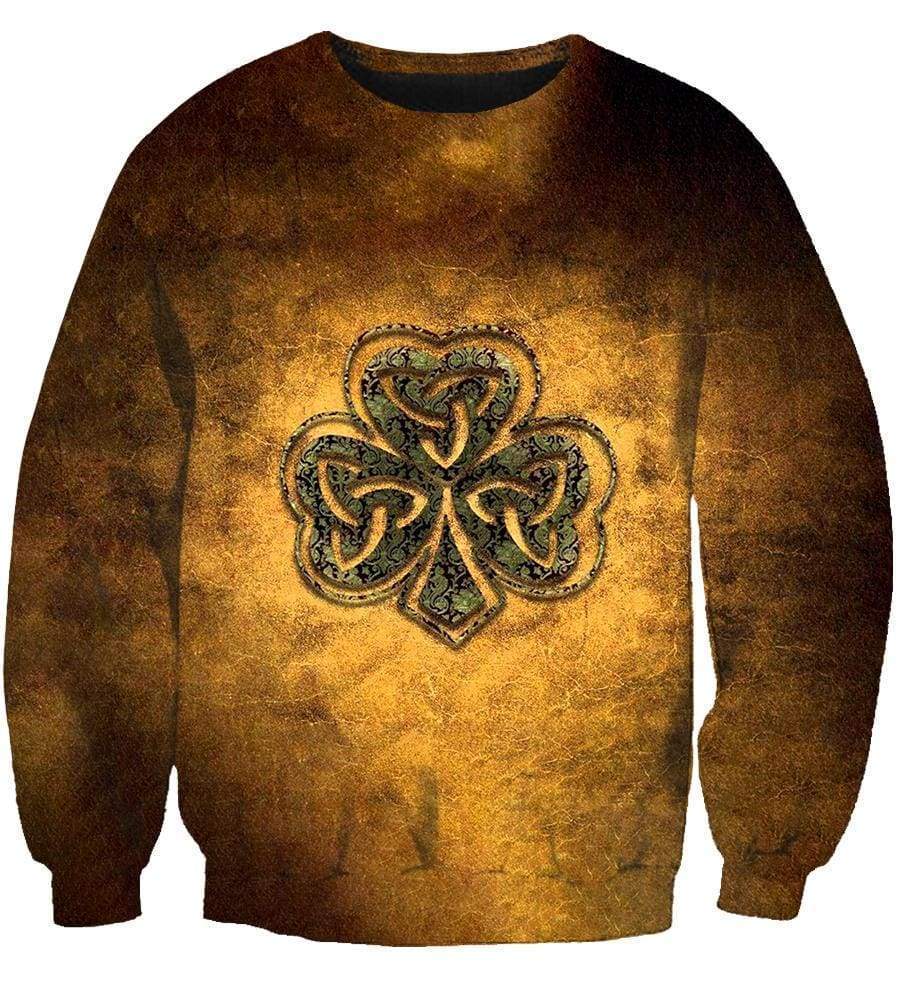 Irish Hoodies - Pullover Yellow Hoodie - Image 3