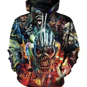 Iron Maiden Hoodies - Pullover Black Hoodie