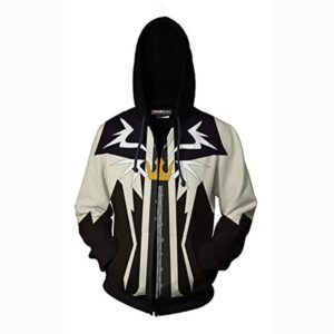 Kingdom Hearts Hooded Coat - 3D Print Zipper Gaming Hoodie