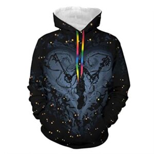 Kingdom Hearts Hoodies - Sora 3D Print Pullover Gaming Hoodie