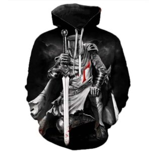 Knights Templar 3D Printed Hoodies - Fashion Hooded Sweatshirts