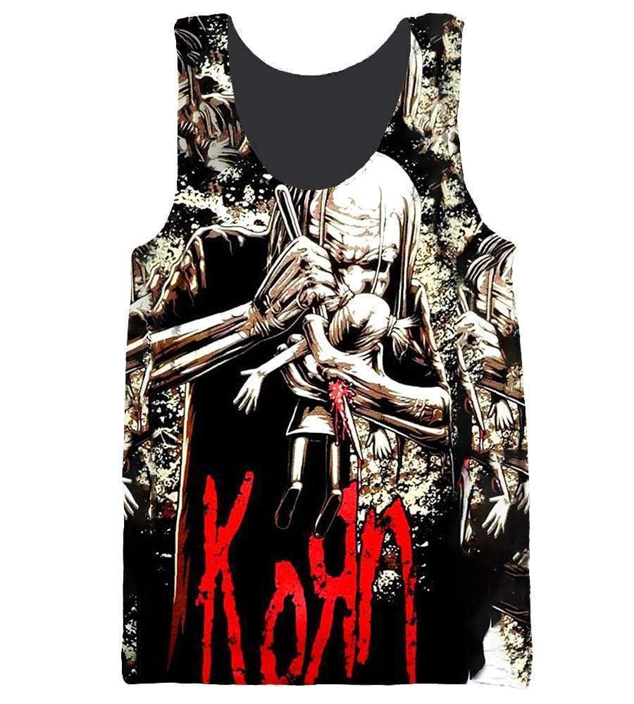 Korn Old Hoodies - Pullover Black Hoodie - Image 5